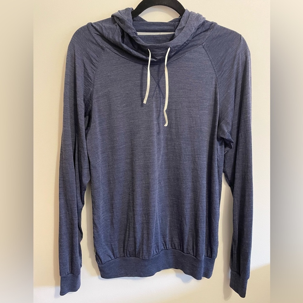 ICEBREAKER-Women's Cool-Lite Sphere Long Sleeve Hoodie, size small, navy